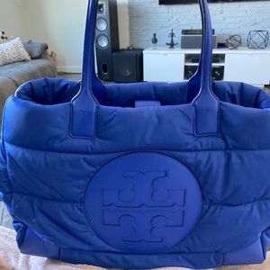 tory Burch Ella Puffer Tote Nautical Blue One Size